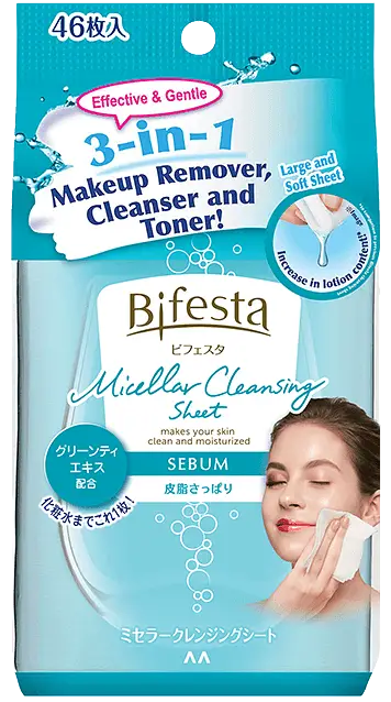 Bifesta Micellar Cleansing Sheet Sebum