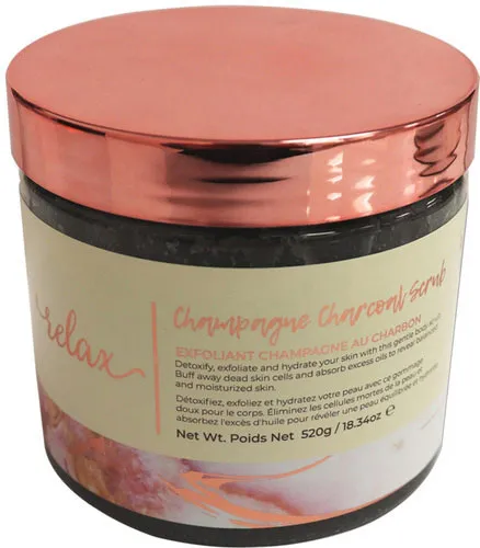 Champagne Charcoal Scrub