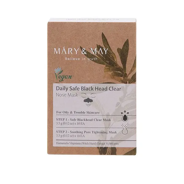 Daily Safe Black Head Clear Nose Pack Set