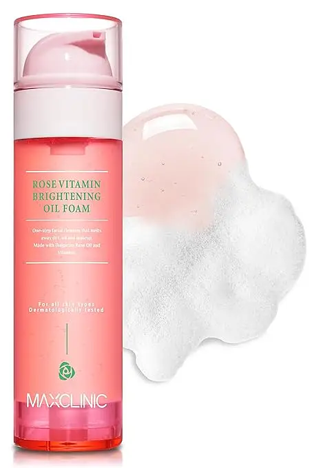 Rose Vitamin Brightening Oil Foam