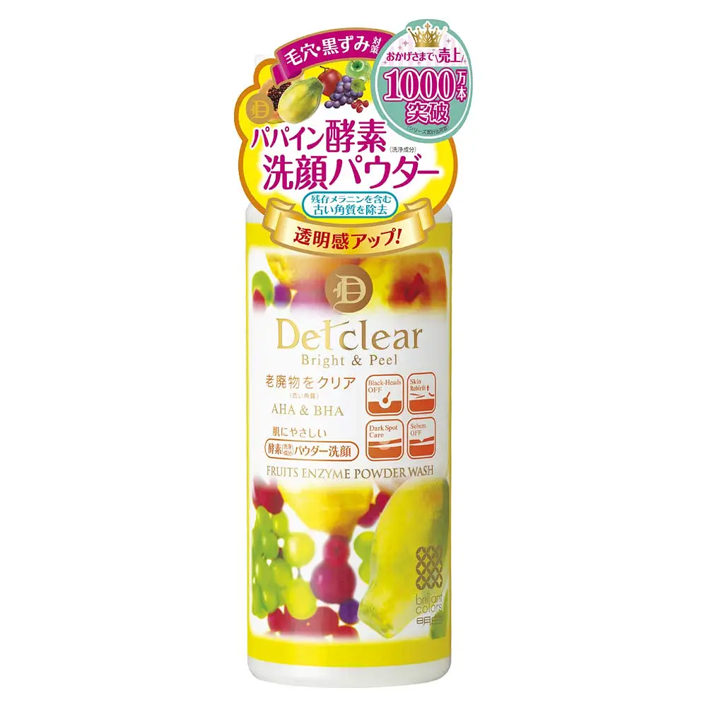 Detclear Bright & Peel Fruits Enzyme Powder Wash