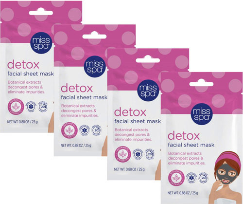 Miss Spa Detox Facial Sheet Mask Set