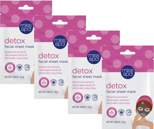 Detox Facial Sheet Mask Set