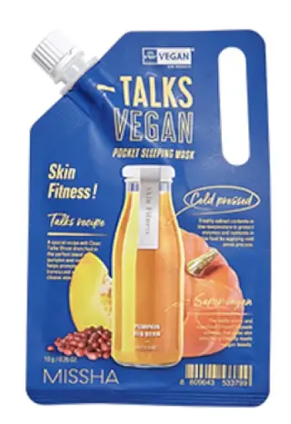 Talks Vegan Pocket Sleeping Mask Skin Fitness