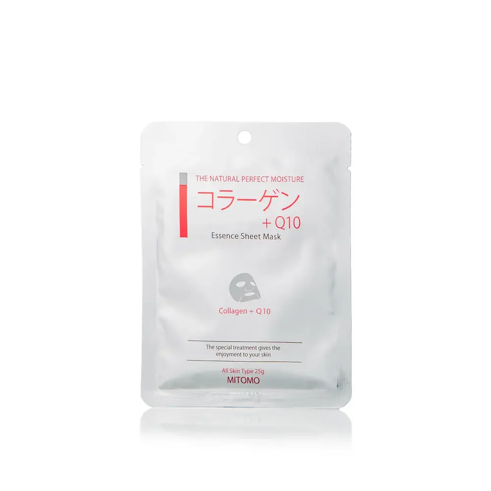 Mitomo Collagen + Q10 Essence Sheet Mask