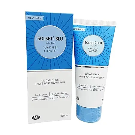 Solset - Blu Extra Light Sunscreen Clear Gel