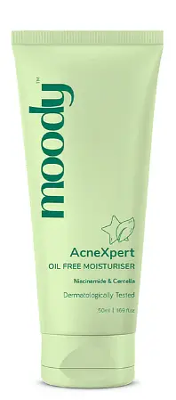 Moody Acnexpert Oil Free Moisturizer With Niacinamide & Green Tea