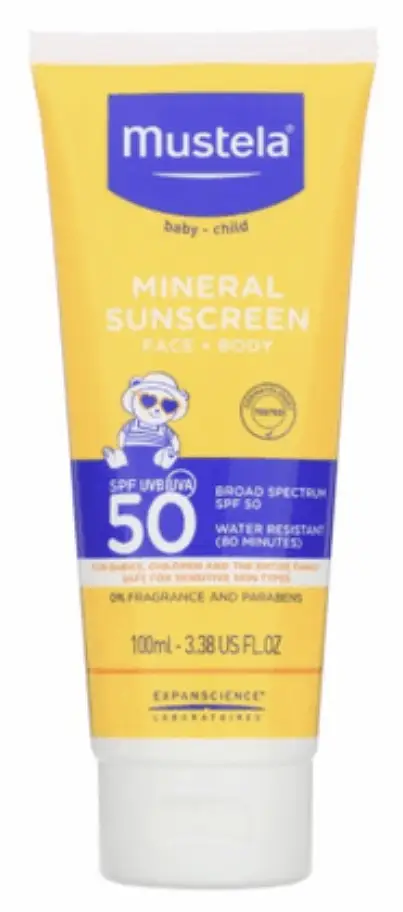 Mustela SPF 50 Mineral Sunscreen Lotion