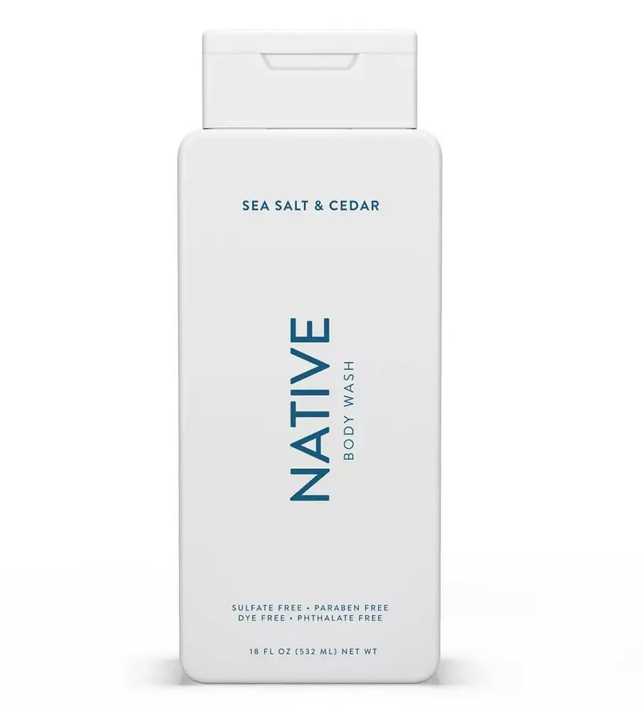 Native Body Wash Sea Salt Cedar