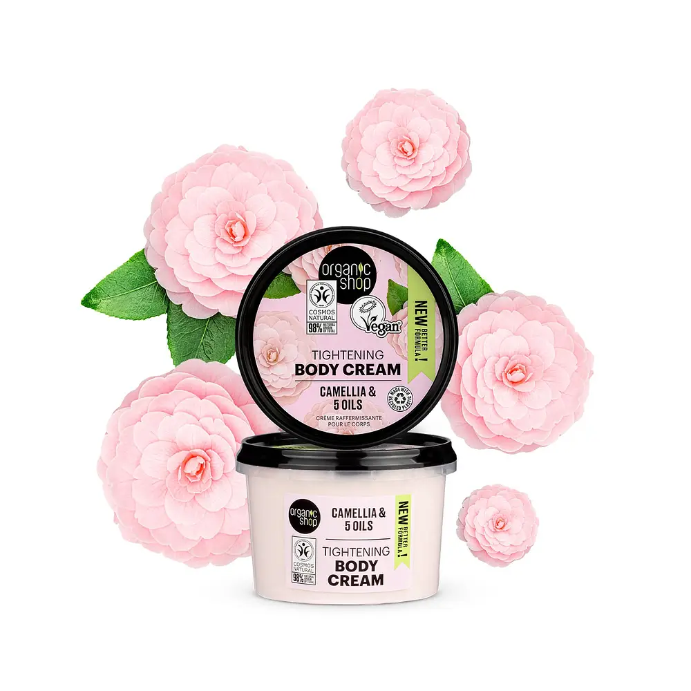 Natura Siberica Organic Shop Tightening Body Cream Camellia
