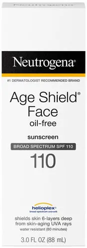 Neutrogena Age Shield Face Oil-Free Lotion Sunscreen Broad Spectrum SPF 110