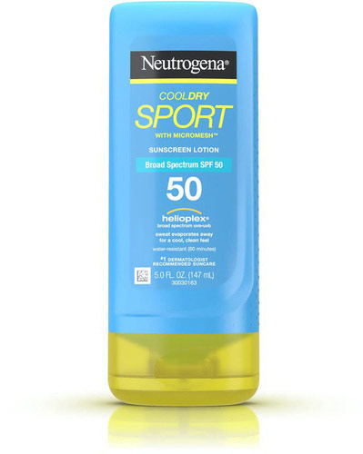 Neutrogena CoolDry Sport Sunscreen Lotion Broad Spectrum SPF 50
