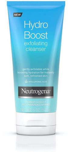 Neutrogena Hydro Boost Daily Gel Cream Exfoliating Cleanser with Hyaluronic Acid