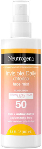 Neutrogena Invisible Daily Defense Face Mist SPF 50