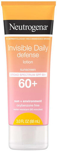 Neutrogena Invisible Daily Defense Sunscreen Lotion SPF 60+