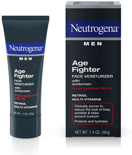 Men Age Fighter Face Moisturizer with Sunscreen Broad Spectrum SPF 15