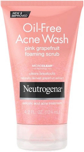 Oil-Free Acne Wash Pink Grapefruit Foaming Scrub