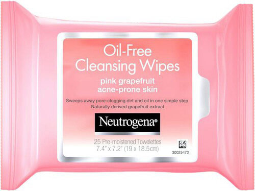 Oil-Free Cleansing Wipes-Pink Grapefruit