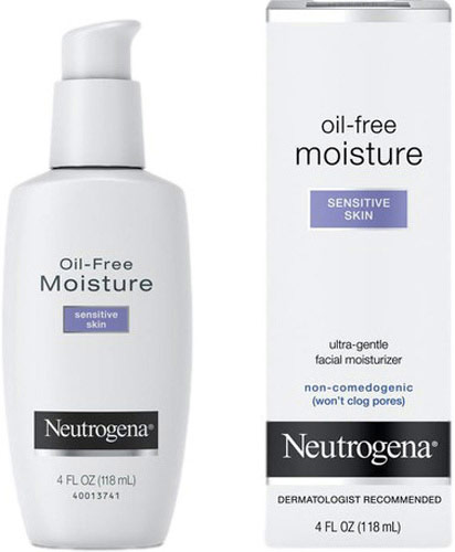 Oil-Free Face Moisturizer for Sensitive Skin Fragrance-Free Non-Comedogenic