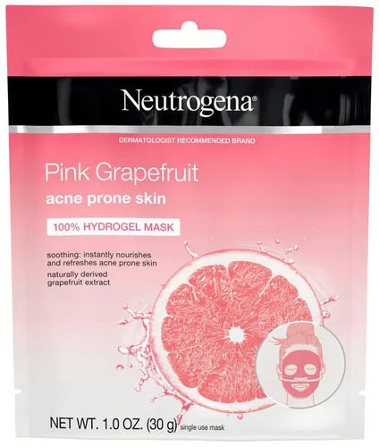 Neutrogena Pink Grapefruit Acne Prone Skin 100% Hydrogel Mask