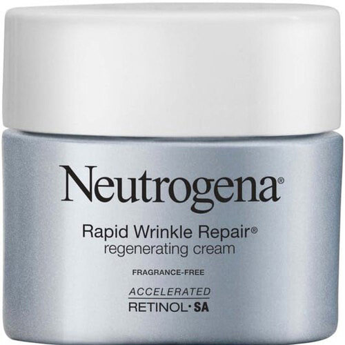 Neutrogena Rapid Wrinkle Repair Regenerating Retinol Cream Fragrance-Free Hyaluronic Acid