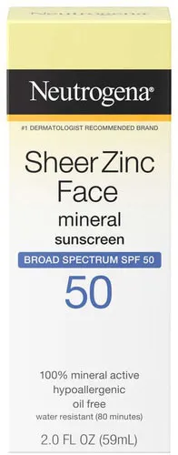 Sheer Zinc Face Dry-Touch Sunscreen Broad Spectrum SPF 50