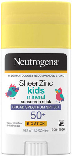 Sheer Zinc Kids Mineral Sunscreen Stick Broad Spectrum SPF 50