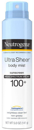 Neutrogena Ultra Sheer Lightweight Sunscreen Spray SPF 100