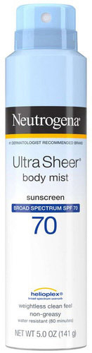 Ultra Sheer Lightweight Sunscreen Spray SPF 70