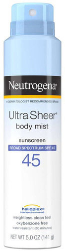 Ultra Sheer Sunscreen Spray SPF 45