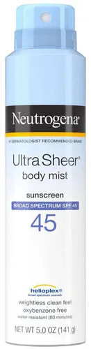 Neutrogena Ultra Sheer Sunscreen Spray SPF 45