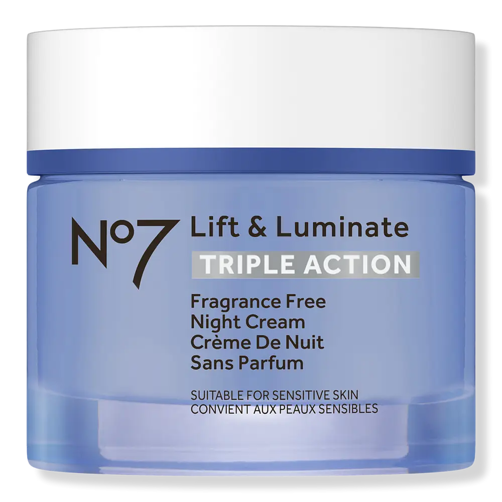 No7 Lift & Luminate Triple Action Night Cream Fragrance Free