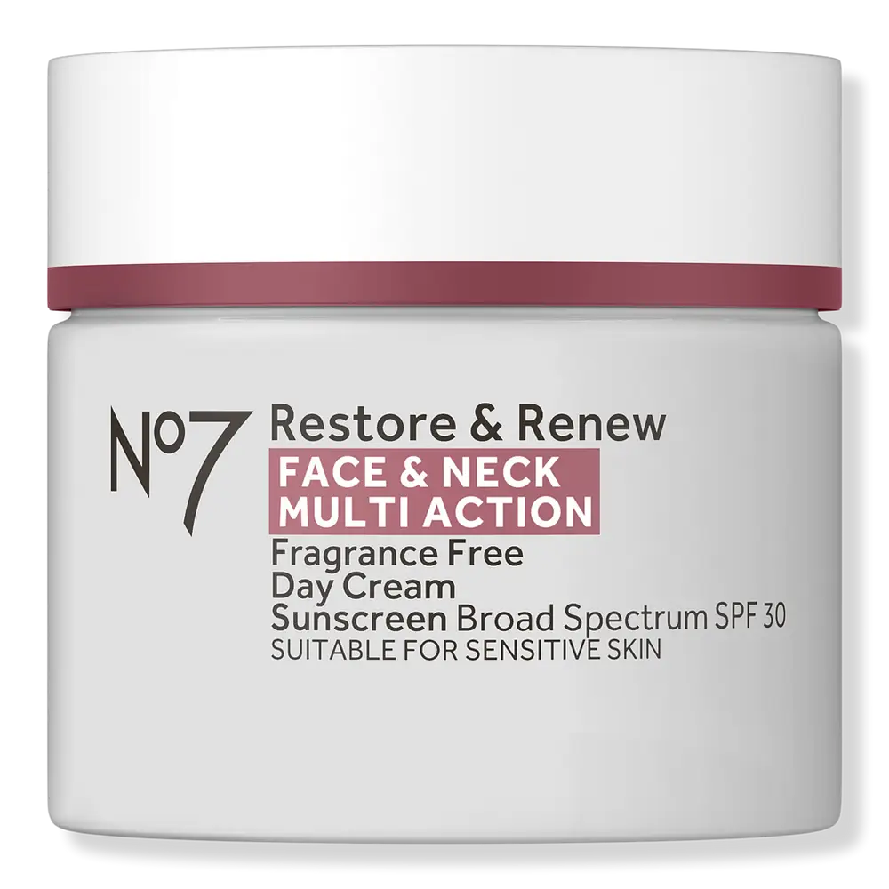 No7 Restore & Renew Face & Neck Multi Action Cream SPF 30