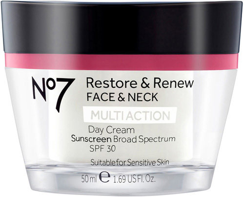 Restore & Renew Face & Neck Multi Action Day Cream SPF 30