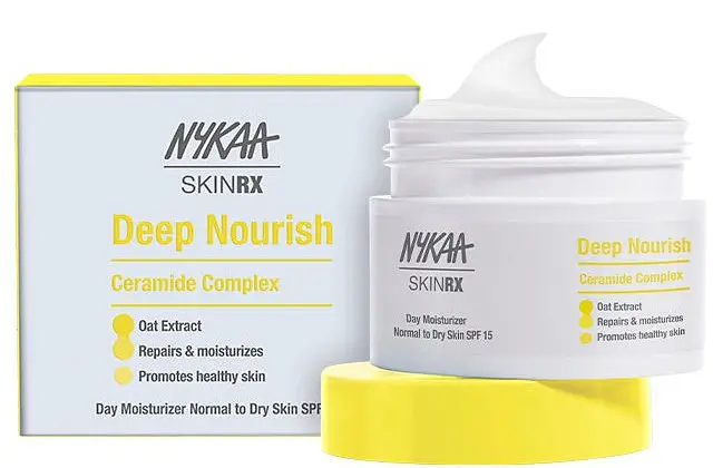 SKINRX Ceramide Barrier Repair Deep Nourish Day Moisturizer For Normal To Dry Skin With SPF 15