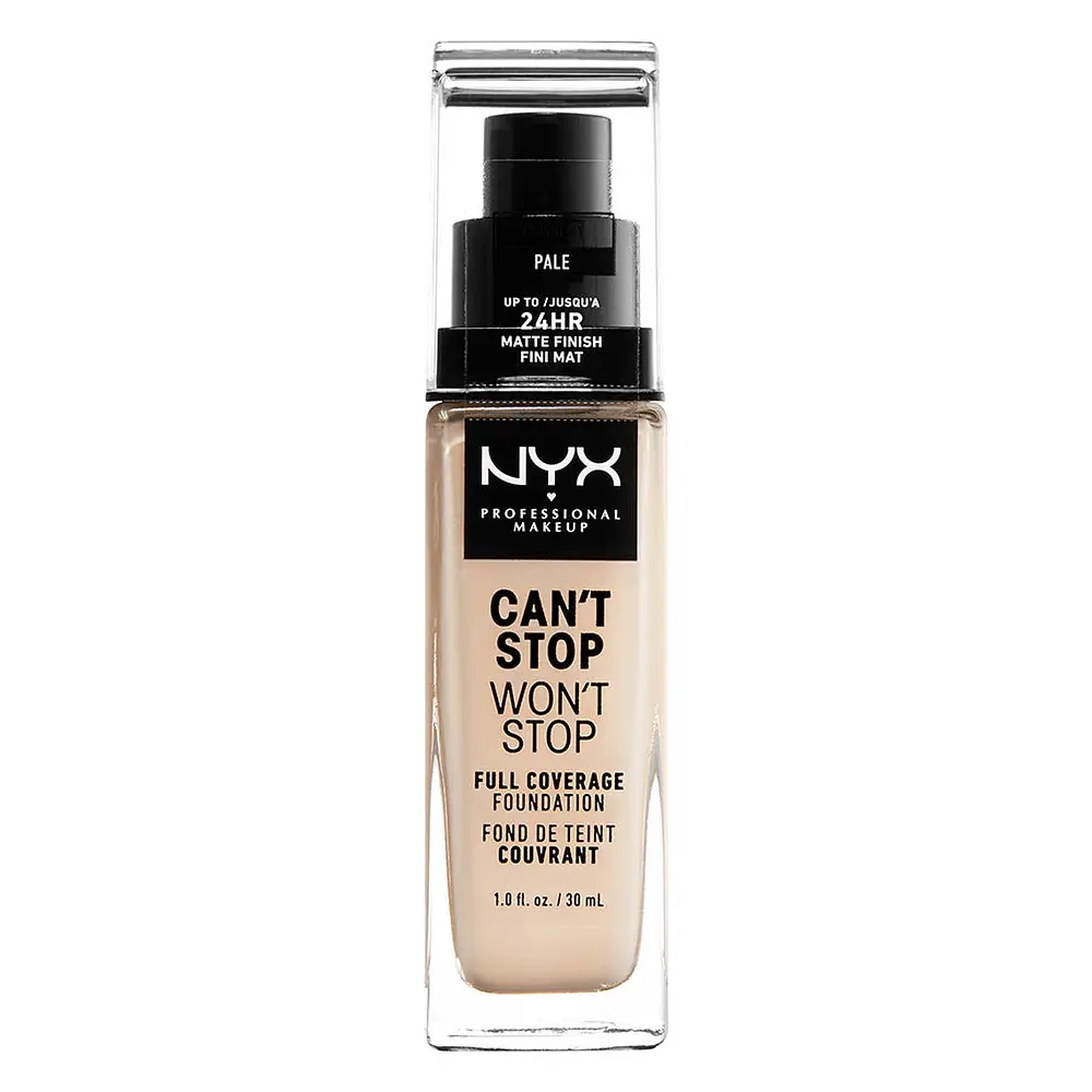 NYX Cosmetics Can't Stop Won't Stop Full Coverage Foundation Pale