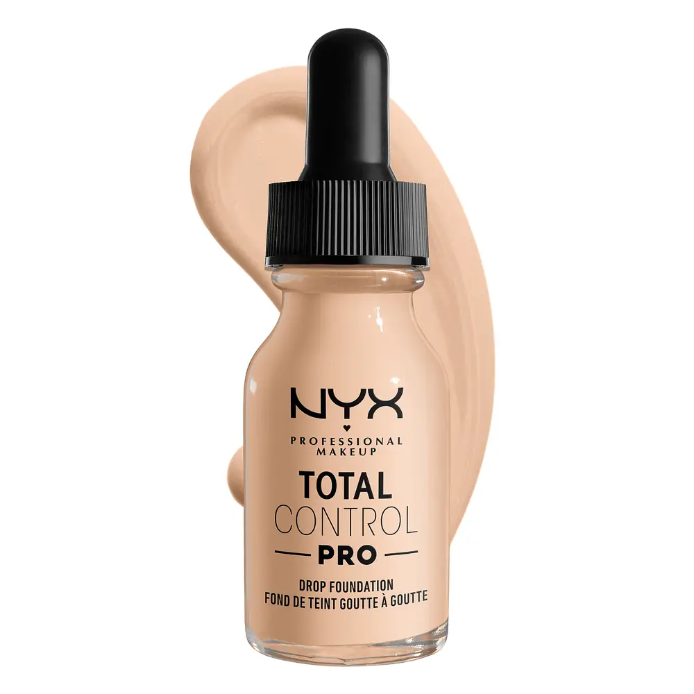 NYX Cosmetics Total Control Pro Drop Skin-True Buildable Vegan Foundation