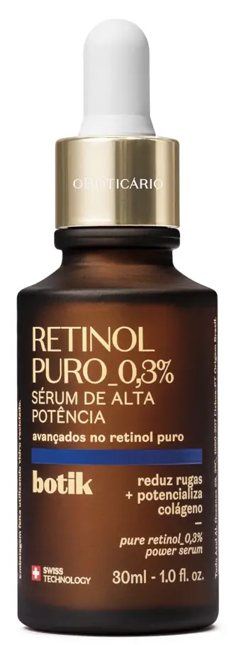 Serum Facial de Alta Potencia Botik Retinol Puro 0,3%