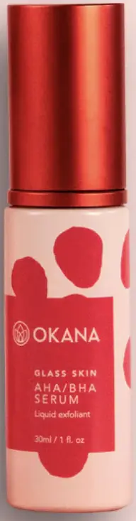 Okana Glass Skin AHA/BHA Serum Liquid Exfoliant