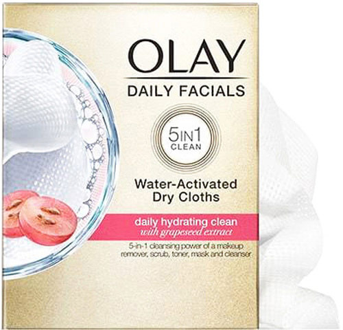 Olay Daily Facials Cleansing Cloths Daily Hydrating Clean