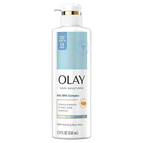 Skin Solutions Hydrating Body Wash Aha Bha Complex