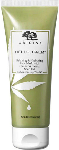 Origins Hello, Calm Relaxing & Hydrating Face Mask with Cannabis Sativa Seed Oil