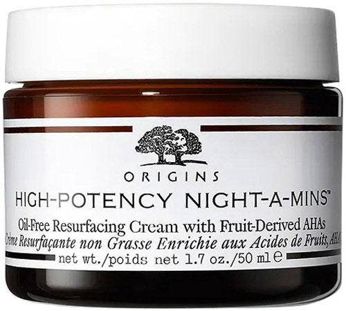 Origins High-Potency Night-A-Mins Oil-Free Resurfacing Cream with Fruit-Derived AHAs