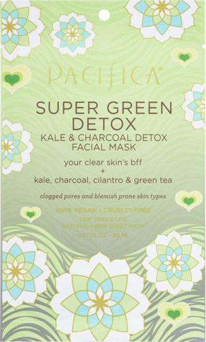 Super Green Detox Kale and Charcoal Facial Mask