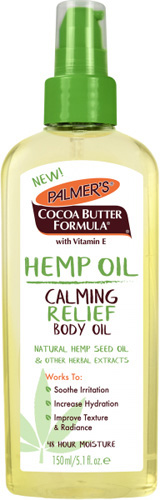 Cocoa Butter Formula Hemp Oil Calming Relief Body Oil