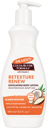 Cocoa Butter Formula Retexture Renew Exfoliating Body Lotion