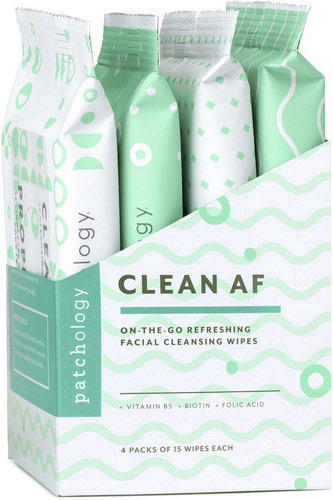 Patchology Clean AF On-The-Go Refreshing Facial Cleansing Wipes