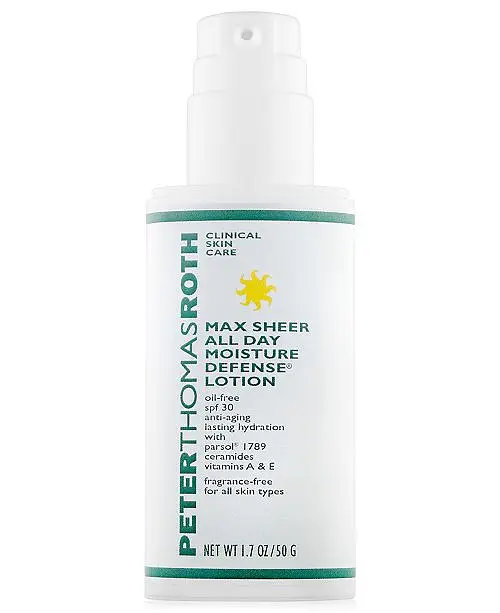 Peter Thomas Roth Max Sheer All Day Moisture Defense Lotion SPF 30 Sunscreen Lotion