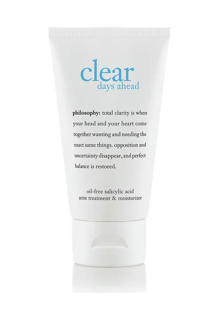 Philosophy Clear Days Ahead Oil-Free Salicylic Acid Acne Treatment & Moisturizer