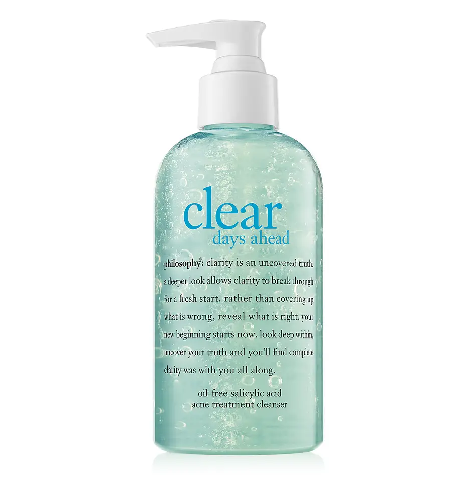 Oil-Free Salicylic Acid Acne Treatment Cleanser Clear Days Ahead